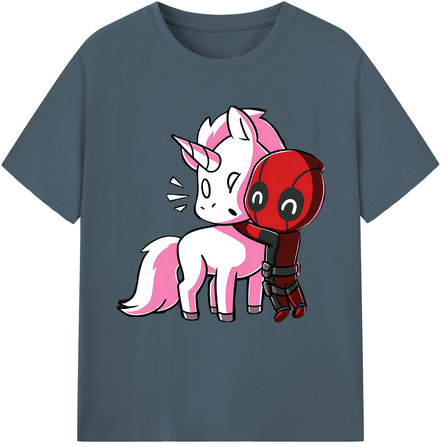 （画像用） Deadpool デッドプール 綿100％半袖Tシャツ（フロントプリント）